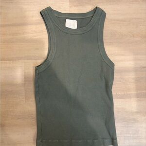 Citizens Of Humanity Green Tank Top